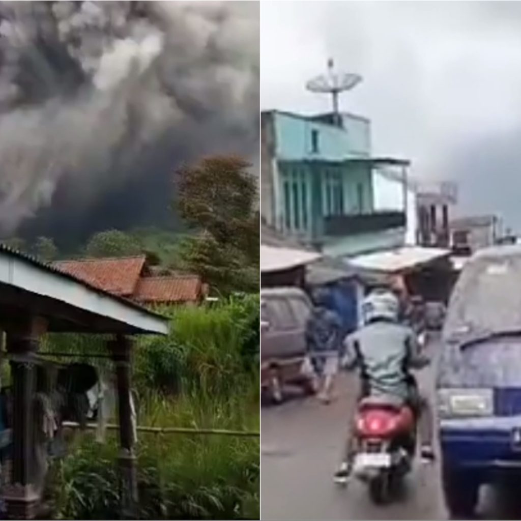 Merapi Erupsi dan Keluarkan Awan Panas, Boyolali Diguyur Hujan Abu 