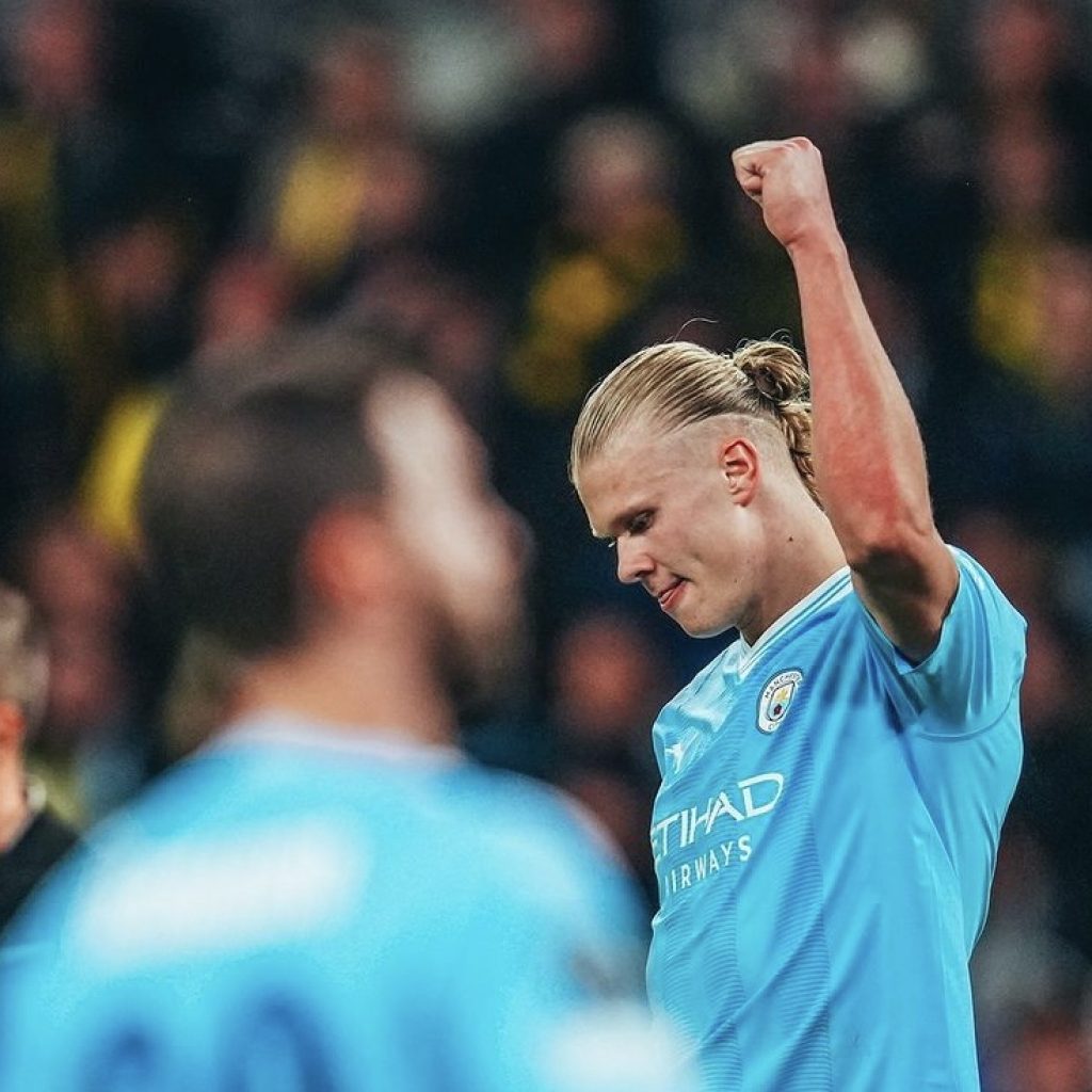Brace Haaland bawa Citizens taklukkan Young Boys. Foto: Instagram.com/mancity