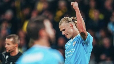 Brace Haaland bawa Citizens taklukkan Young Boys. Foto: Instagram.com/mancity