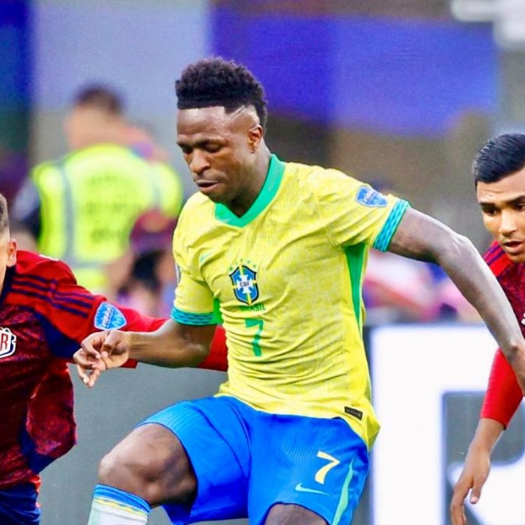 Laga Brasil vs Kosta Rika di Copa America 2024 berakhir imbang. Foto: x.com/copaamerica_ENG