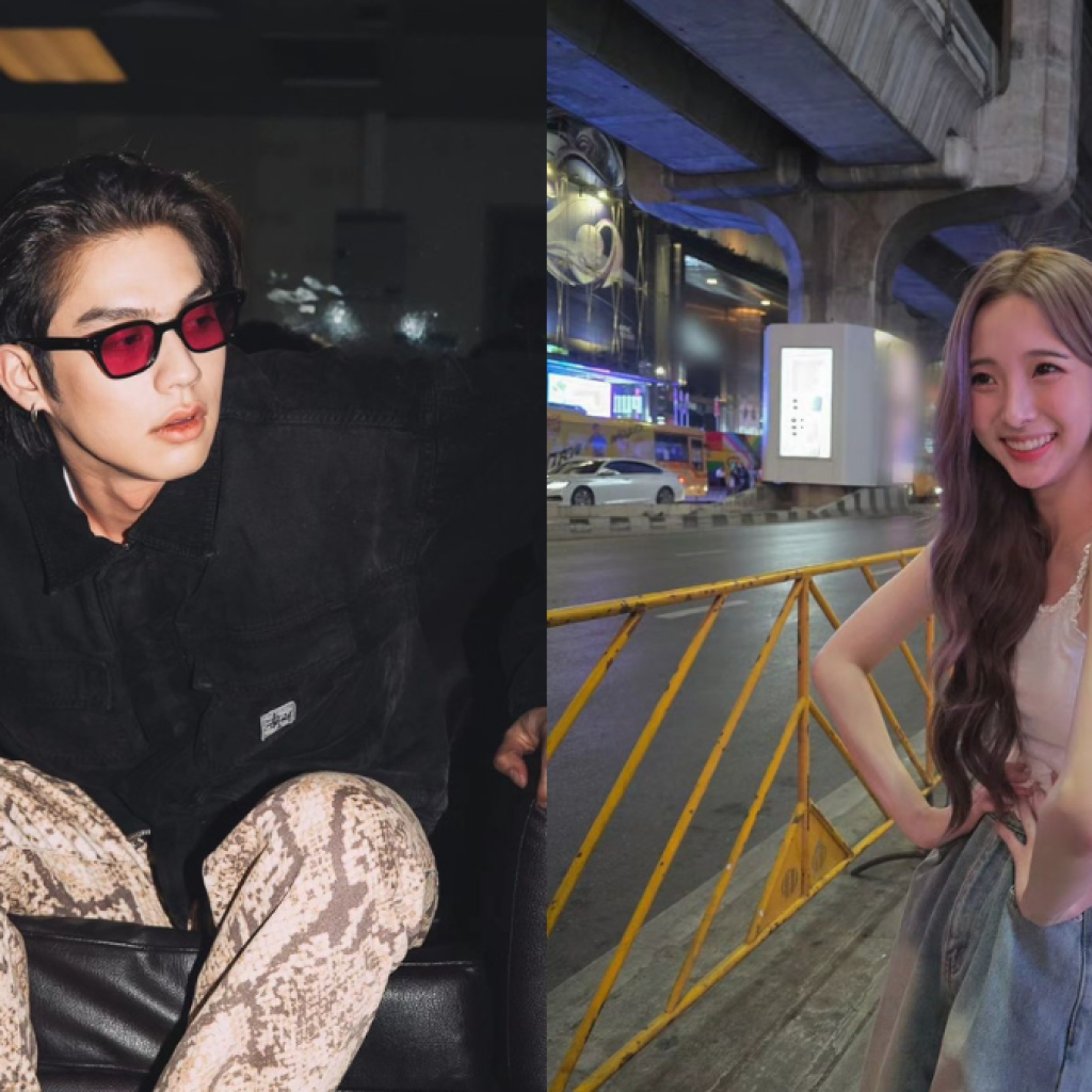 Bright Vachirawit dan Nene Pornnappan terciduk gandengan tangan di Jepang. Foto: Instagram @nenevader dan @bbrightvc