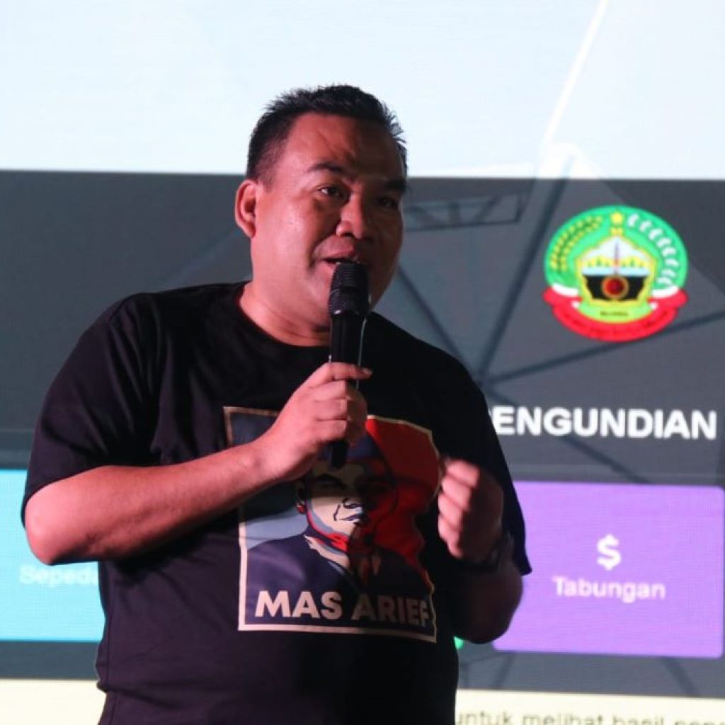 Bupati Arief Rohman hadiri pengundian Ambyar Pak To. Foto: Istimewa