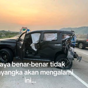 Viral! Bus PO Haryanto Seruduk Mobil Pajero Sport, Korban Tuntut Keadilan dan Tanggung Jawab
