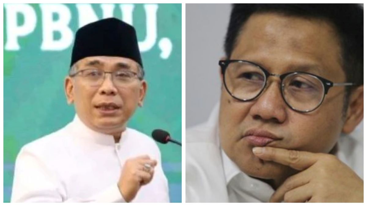 Cak Imin balas pernyataan Gus Yahya PBNU soal Pansus Haji 2024. Foto: Kolase Tuturpedia