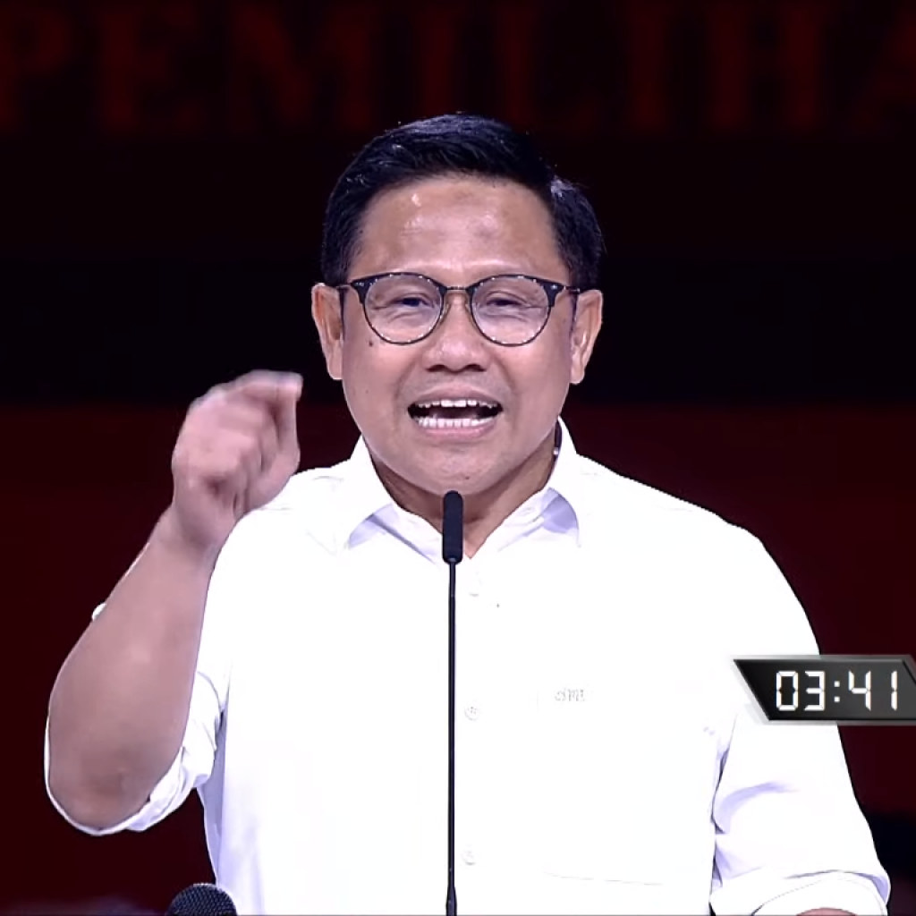 Cak Imin Kritik Food Estate yang Digagas Prabowo dalam Debat Cawapres 2024