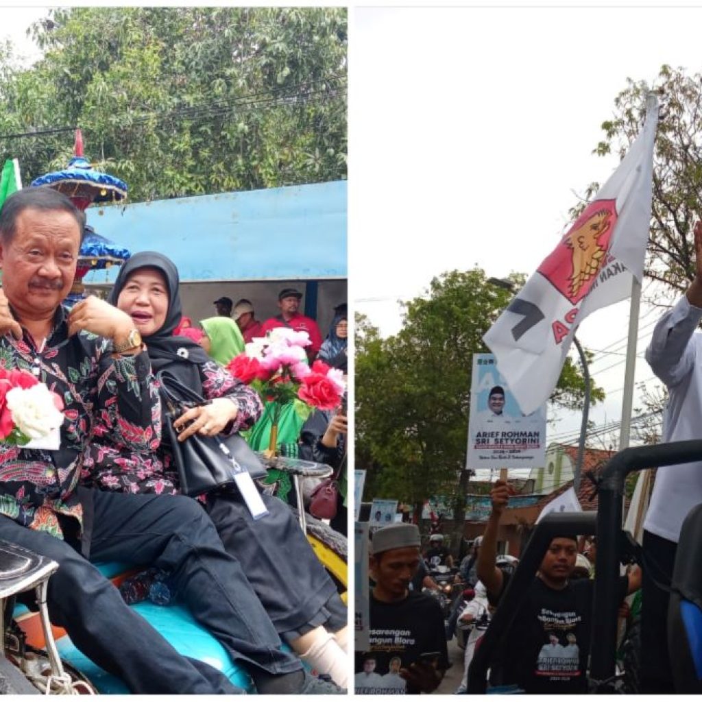 Abu Nafi dan Arief Rohman selaku bakal calon bupati di Pilkada Blora 2024. Foto: Dok. Lilik Yuliantoro