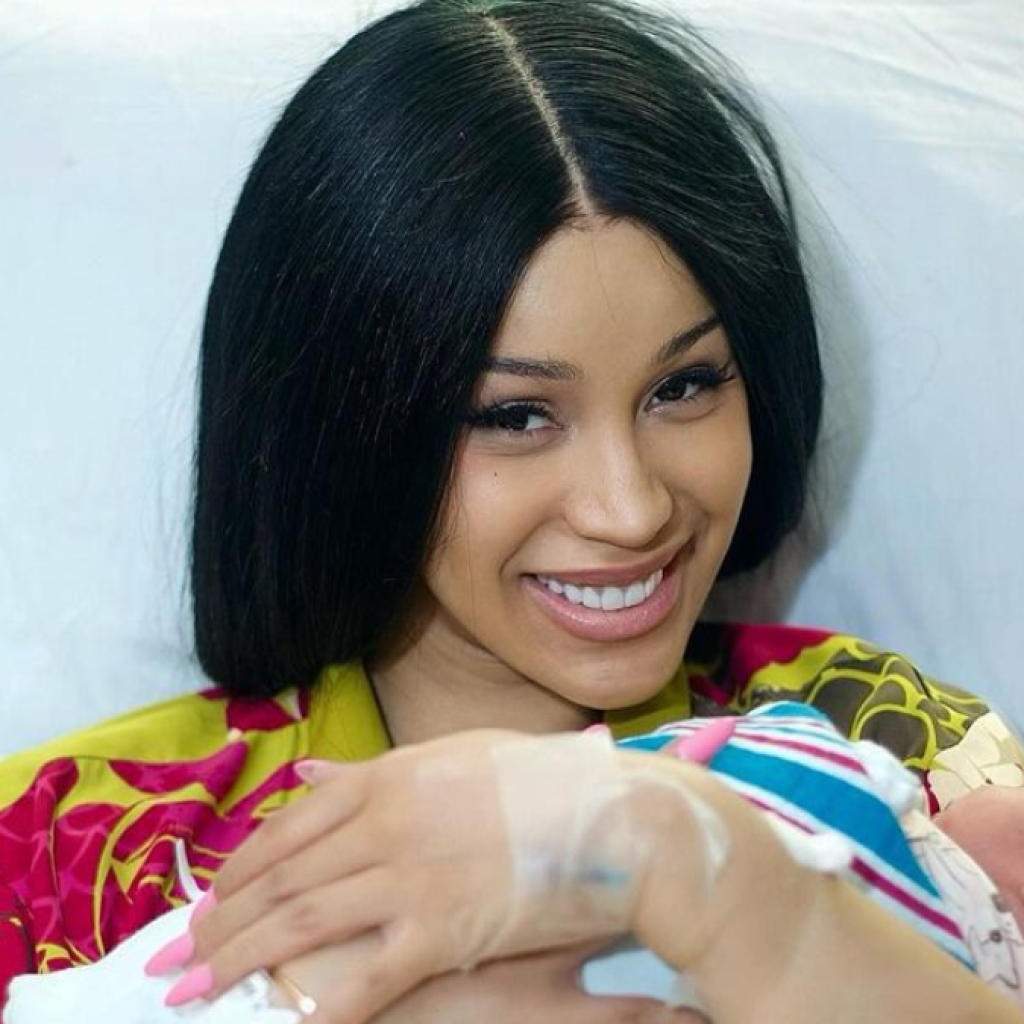 Cardi B telah melahirkan anak ketiga. Foto: instagram.com/iamcardib