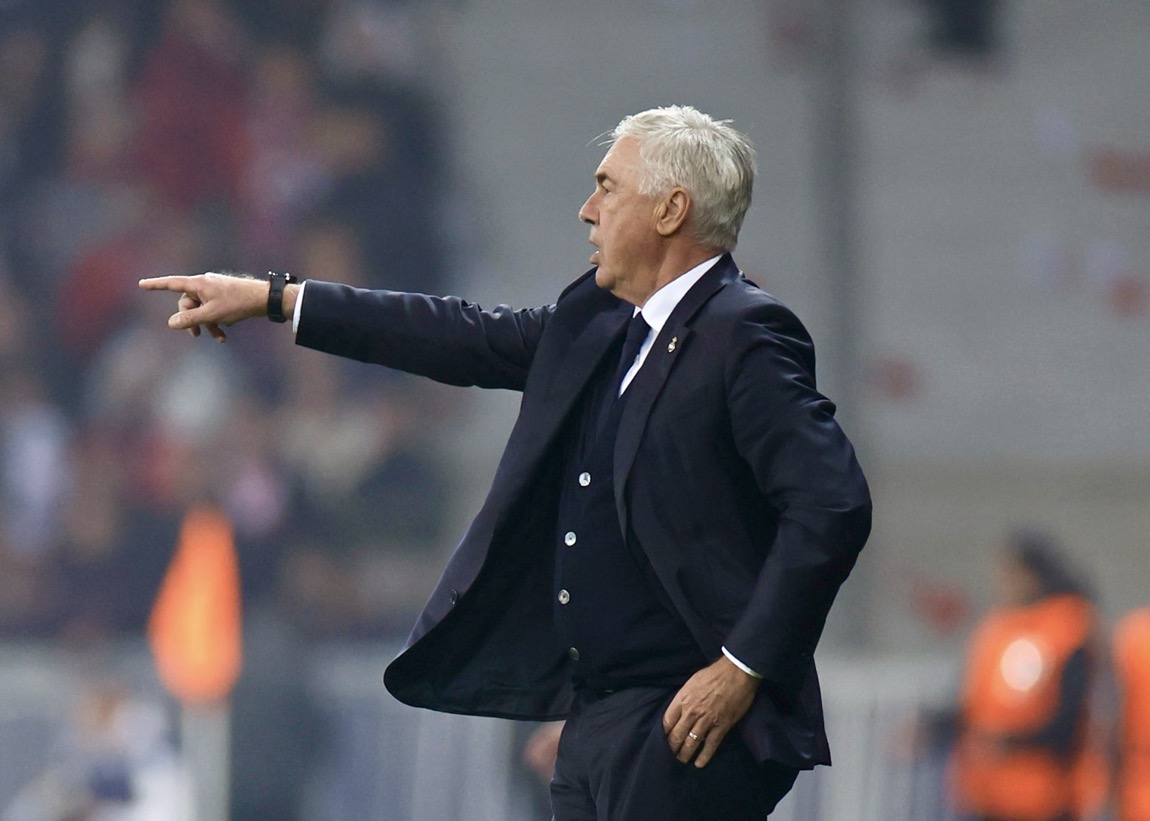 Pelatih Real Madrid, Carlo Ancelotti. Foto: x.com/realmadrid