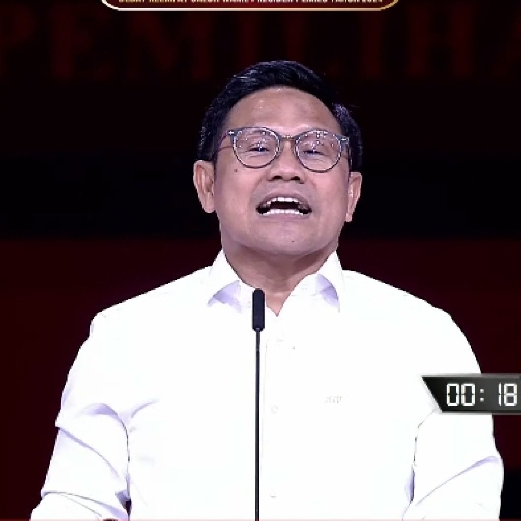 Debat Cawapres 2024: Cak Imin Bandingkan Tanah Petani dengan Tanah Prabowo 500.000 Hektare
