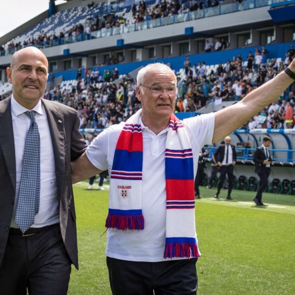 Claudio Ranieri resmi undur diri dari Cagliari. Foto: x.com/tommasogiulini