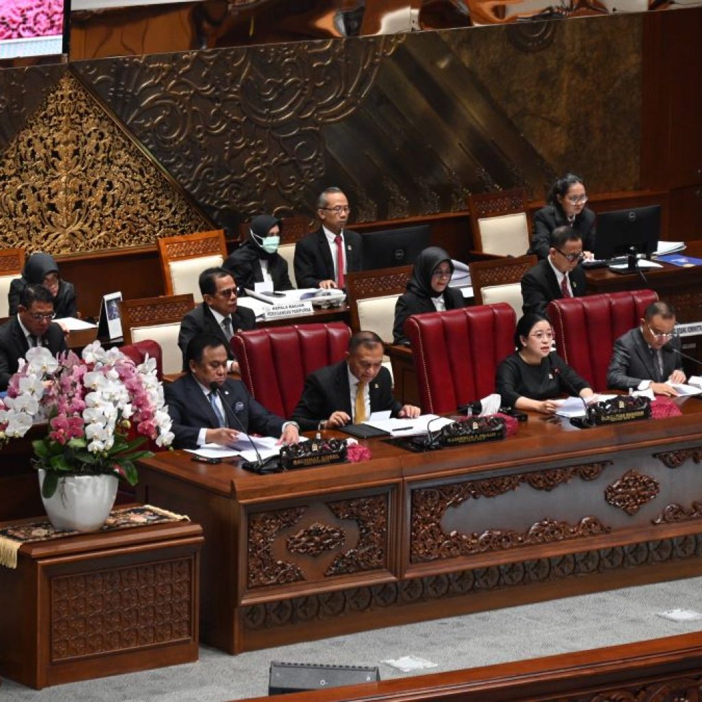 DPR RI sahkan RUU DKJ menjadi undang-undang. Foto: Laman DPR RI