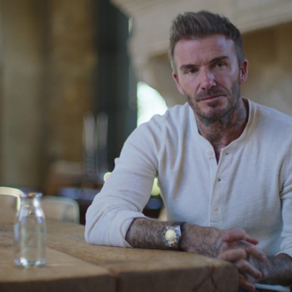 Serial dokumenter David Beckham akan tayang pada 4 Oktober 2023 di Netflix. FOTO: Netflix Tudum