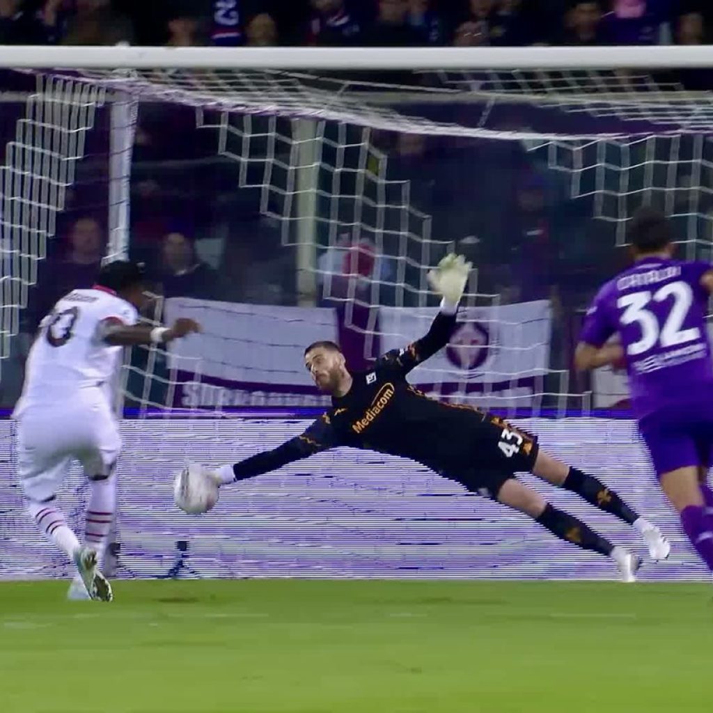 Kiper Fiorentina, David de Gea. Foto: x.com/SerieA