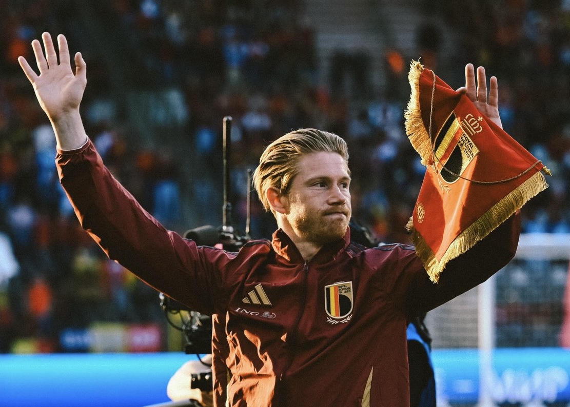 Kevin De Bruyne absen di timnas Belgia karena cedera. Foto: x.com/KevinDeBruyne