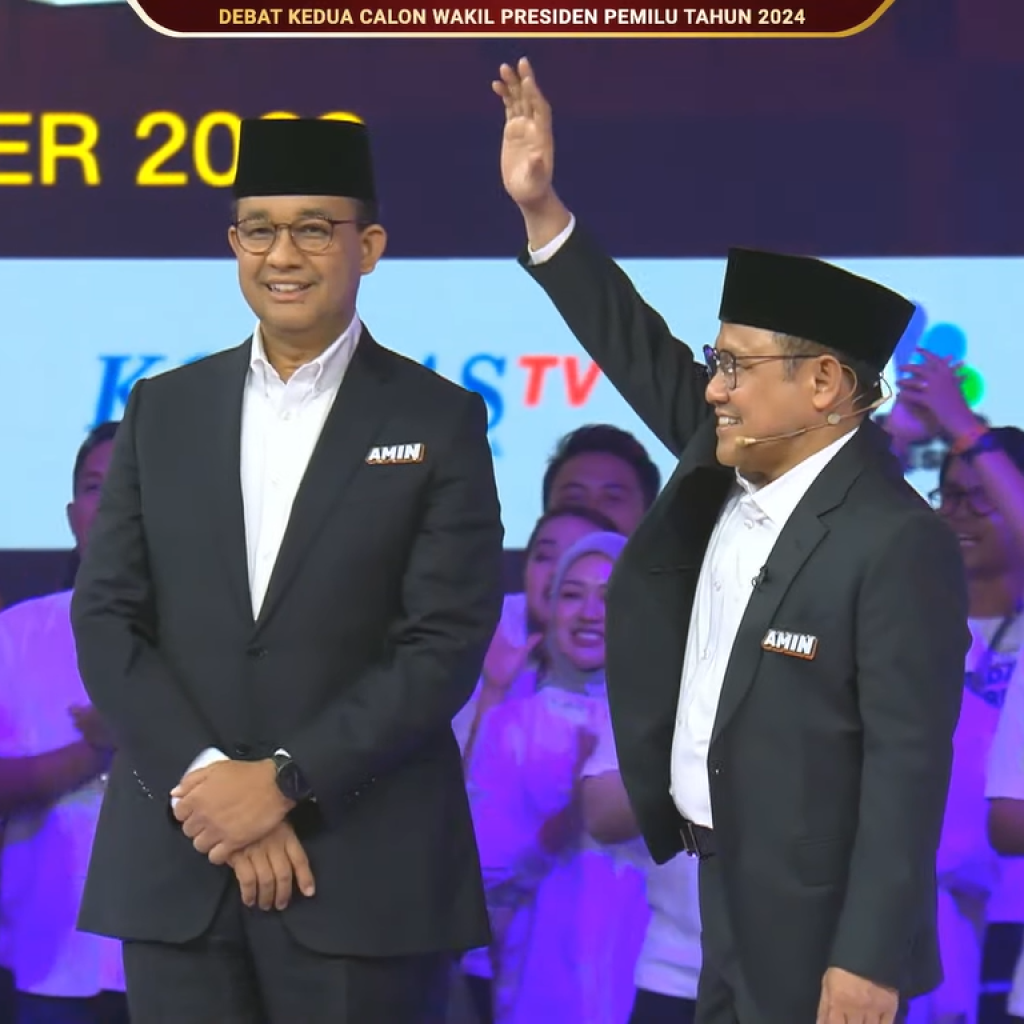 Cak Imin berencana bangun 40 kota setara Jakarta di debat cawapres 2024. Foto: Tangkapan layar YouTube KPU RI