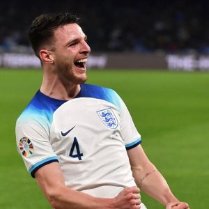 Peringati Caps ke-50 Bersama Timnas, Declan Rice Jadi Kapten saat Inggris Vs Belgia