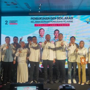Deklarasikan Dukungan Prabowo-Gibran, Relawan BPP Jawa Tengah: Kami Target Satu Putaran