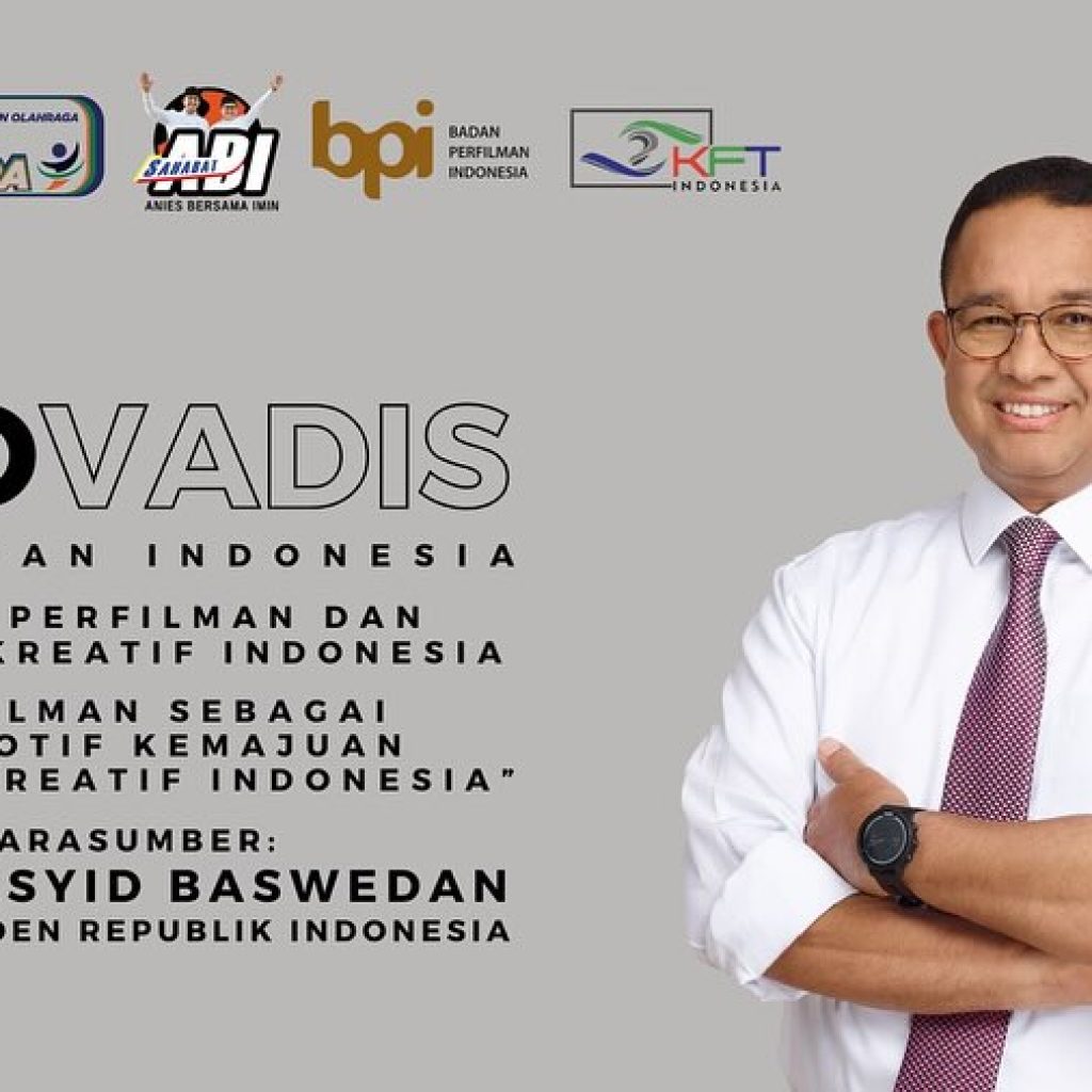 Anies hendak memperkuat negara dalam membangun budaya sinema. Foto: Instagram.com/badanperfilman