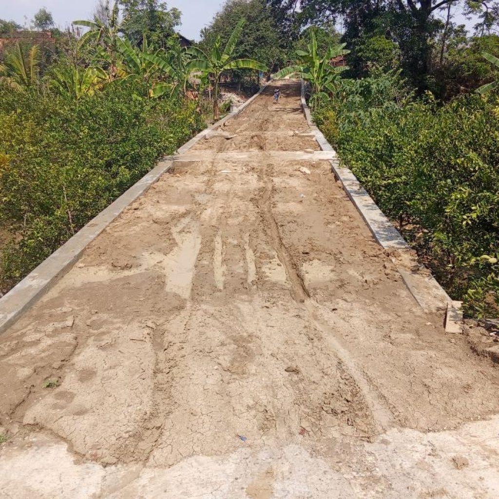 Kondisi jalan di Dukuh Mapring, Desa Kalisari. Foto: Dok. Lilik Yuliantoro