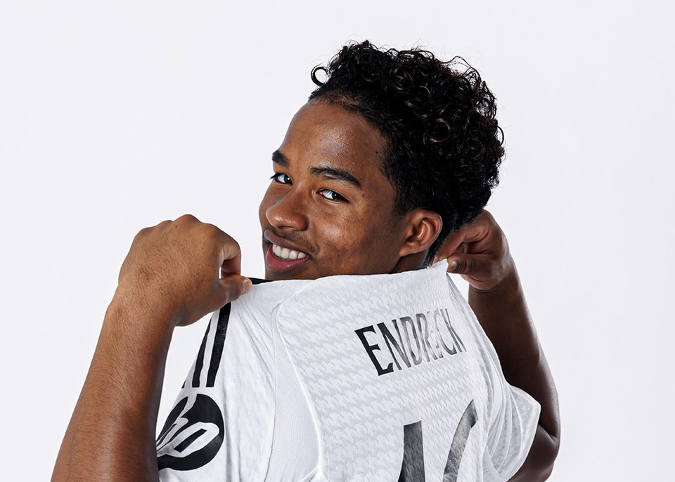 Endrick dan Kylian Mbappe jadi pemain baru Real Madrid. Foto: x.com/realmadrid