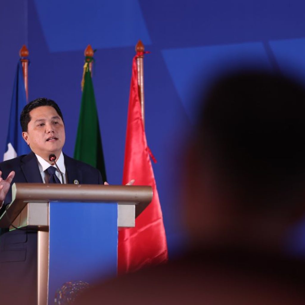 Erick Thohir akan lakukan transformasi Liga Indonesia. Foto: PSSI