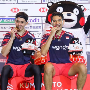 Fajar Alfian dan Rian Ardianto Raih Emas di Japan Masters 2024 setelah Laga Sengit Lawan Tuan Rumah
