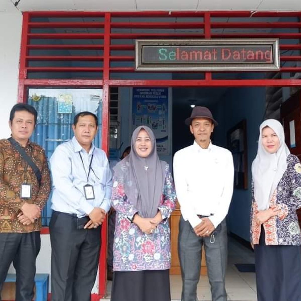 Diskominfo Bengkulu Utara menerima kunjungan Tim Visitasi KIP Bengkulu. Foto: Istimewa.