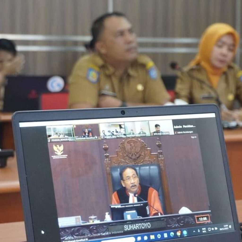 Perkara tapal batas antara kabupaten Bengkulu Utara dan Lebong kini tengah bergulir di Mahkamah Konstitusi. Foto: Istimewa