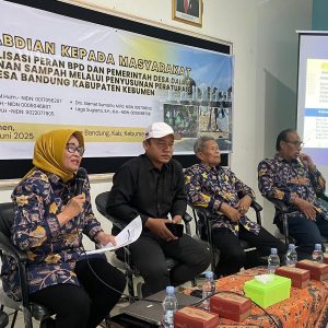 Fakultas Hukum UNNES Gelar FGD di Desa Bandung Kebumen: Dorong Penyusunan Perdes Pengelolaan Sampah yang Partisipatif
