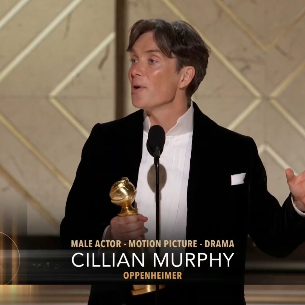 TUTURPEDIA - Daftar Lengkap Pemenang Golden Globes 2024, Oppenheimer Bawa Pulang 5 Trofi