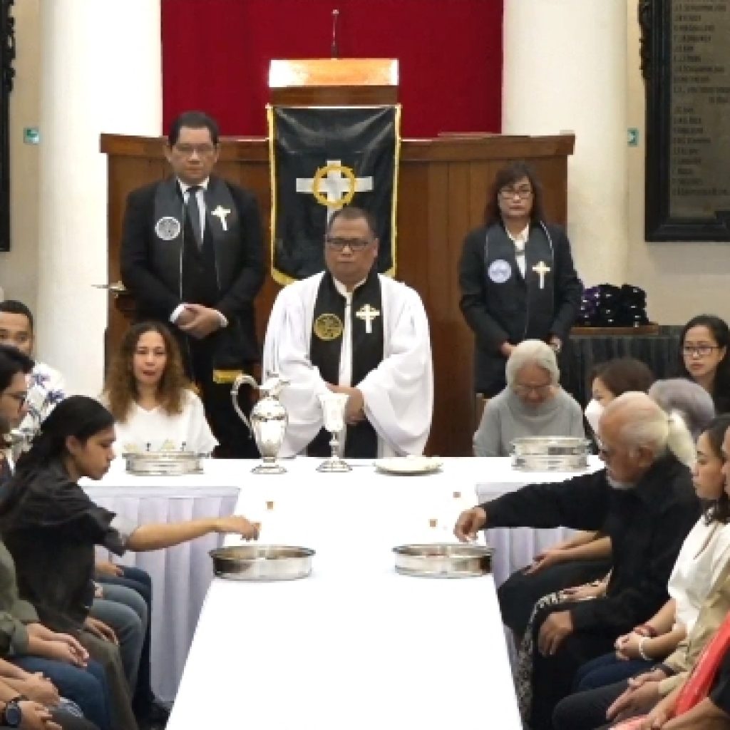 GPIB Immanuel Jakarta menggelar empat kali ibadah Jumat Agung. Foto: Tangkapan Layar YouTube GPIB Immanuel DKI Jakarta