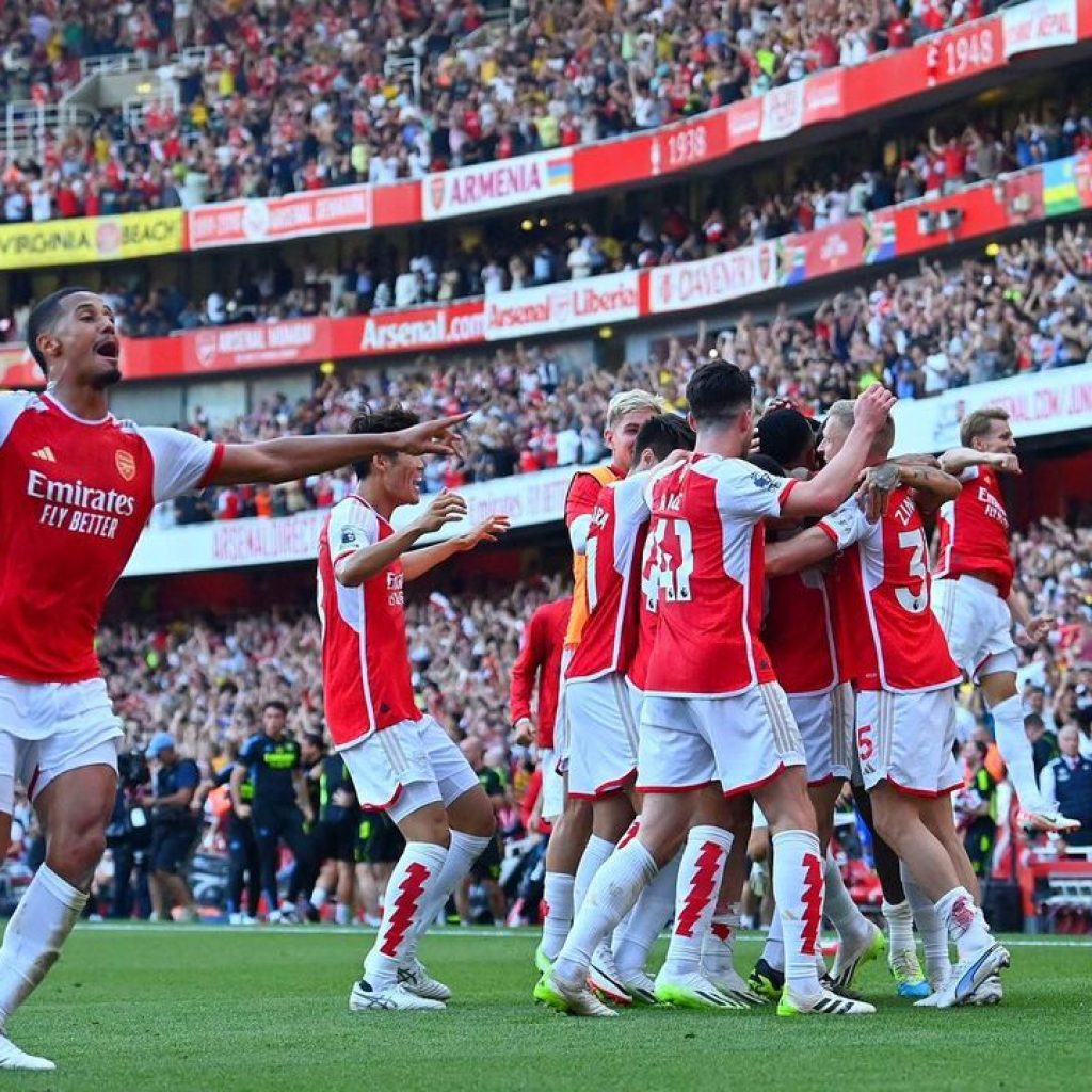 Gameweek 4 Liga Inggris 2023/2024: Rangkuman, Skor, dan Klasemen Sementara (Foto: Instagram.com/arsenal)