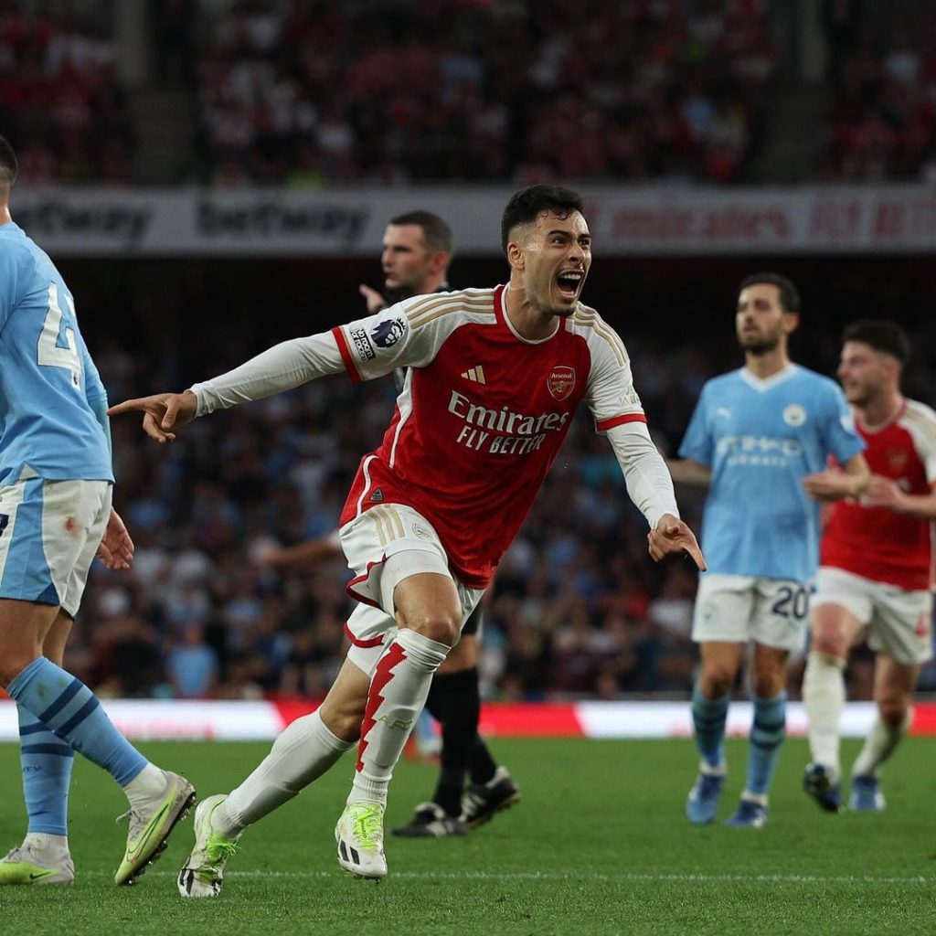 Rangkuman, skor, dan klasemen sementara gameweek 8 Liga Inggris 2023/24. FOTO: Instagram.com/arsenal