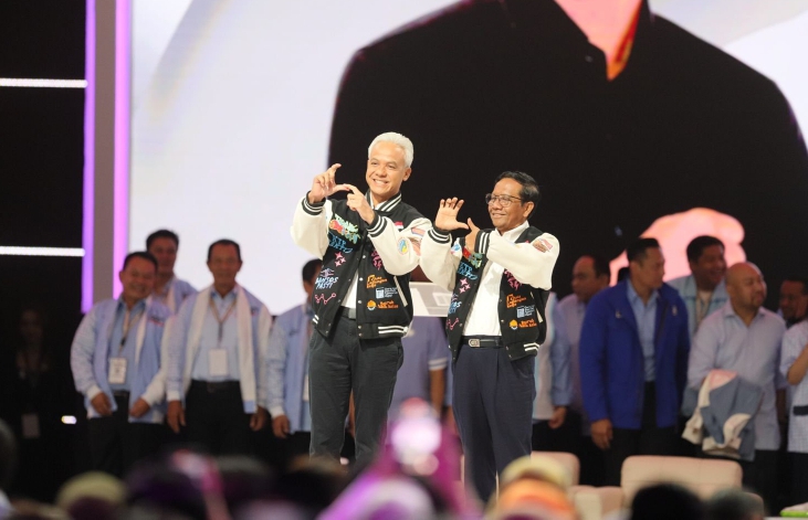 Mahfud MD menyatakan apa pun hasil pilpres, akan tetap berjuang untuk demokrasi dan keadilan. Foto: Foto: x.com/TPNGanjarMahfud