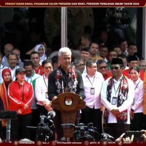 Data Berkas Lengkap, Ganjar-Mahfud MD Resmi Daftar ke KPU Sebagai Capres dan Cawapres