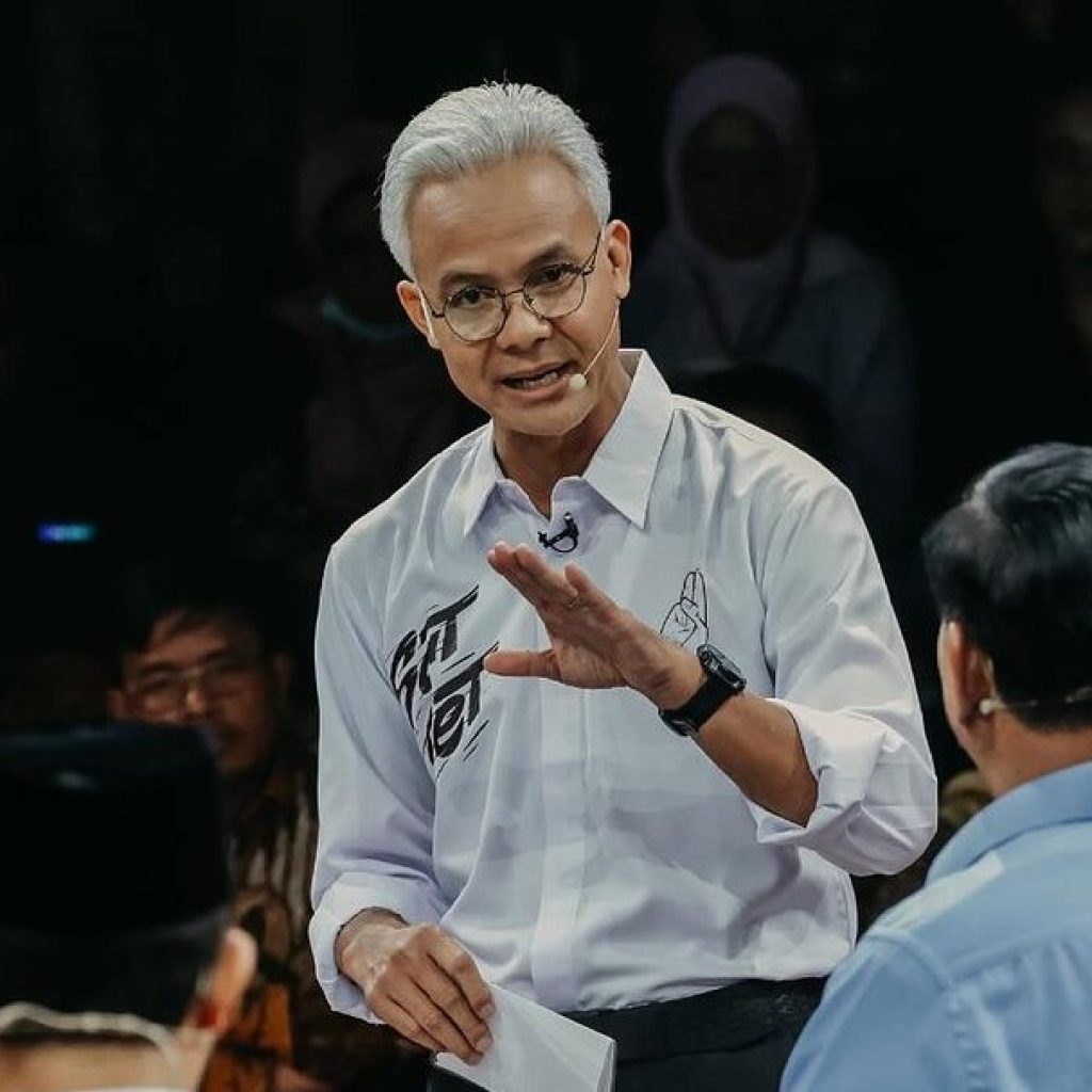 Prabowo singgung pupuk langka di Jateng, Ganjar ingatkan siapa Ketua HKTI di debat capres 2024. Foto: Instagram.com/ganjar_pranowo