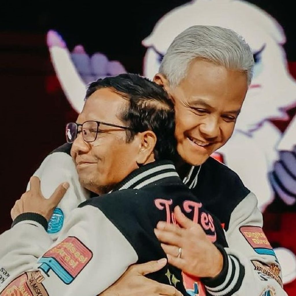Ganjar-Mahfud saat menghadiri acara debat capres 2024 terakhir. Foto: instagram.com/ganjar_pranowo