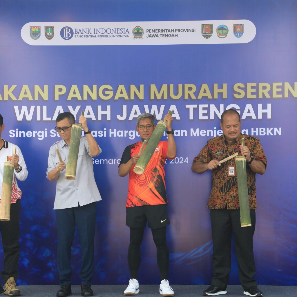 Upaya Kendalikan Lonjakan Harga Beras, Pemprov Jateng-BI Gelar Gerakan Pasar Murah (GPM) Serentak di 4 Daerah