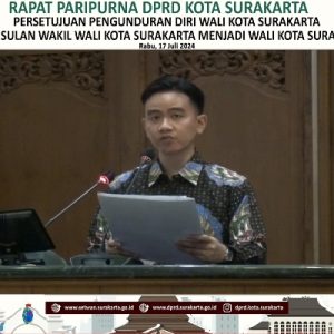 Gibran Rakabuming Mundur dari Jabatan Wali Kota Solo, Siapa Penggantinya?
