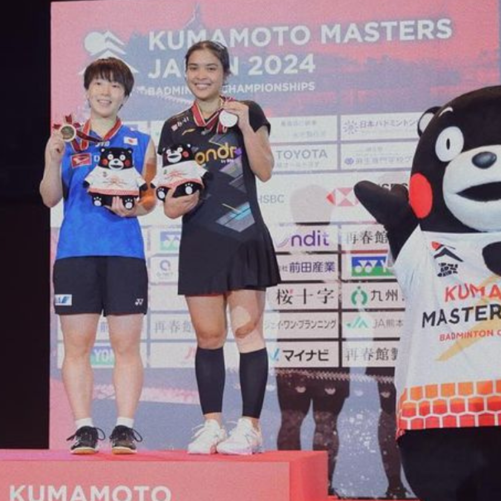 Gregoria Mariska juara dua Kumamoto Masters 2024. Foto: instagram.com/gregoriamrska