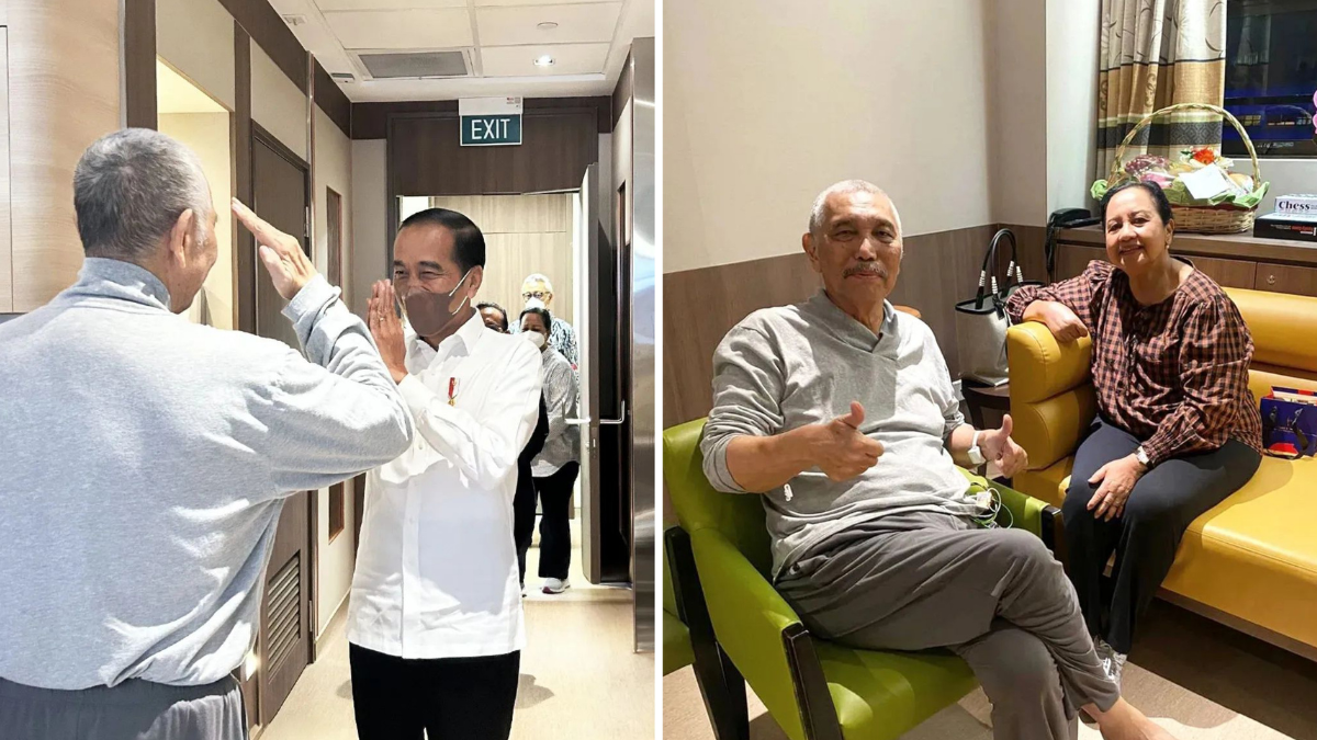 Luhut bagikan kabar kondisinya yang kian membaik hingga dijenguk oleh Jokowi. Foto: Instagram.com/luhut.pandjaitan