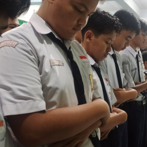 SMP Kesatrian 2 Semarang Gelar Shalat Ghaib Dukung Palestina