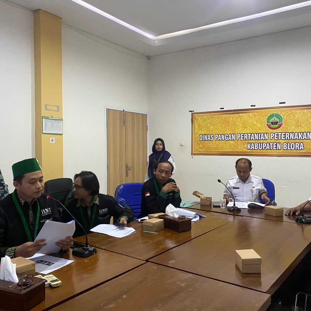 TUTURPEDIA - HMI Cabang Blora Sampaikan 4 Poin Gagasan Pembangunan Pertanian pada DP4, Apa Saja?