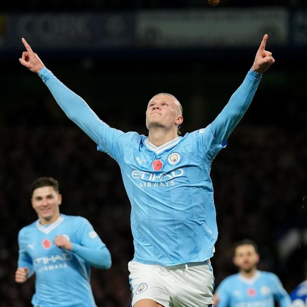 Haaland pecahkan rekor pemain yang paling cepat raih 50 gol di Liga Inggris. Foto: Instagram.com/erling.haaland