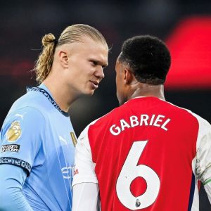 Kepalanya Jadi Sasaran Lemparan Bola Haaland, Gabriel: Tunggu Saja di Emirates