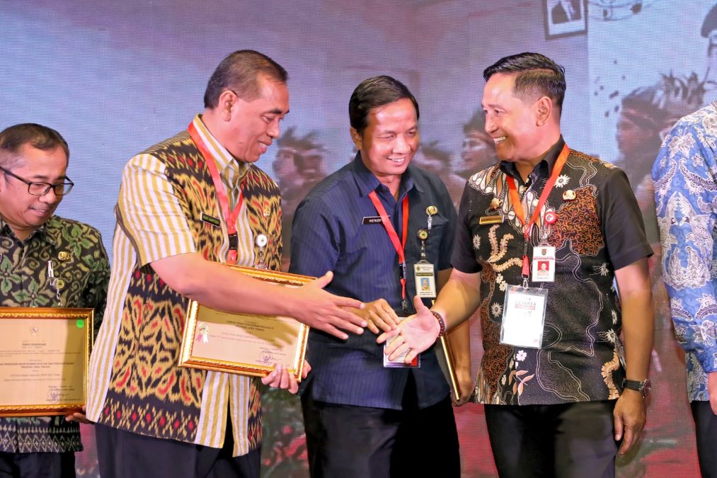 Pj Sekda Kota Semarang, Muhammad Khadik saat menghadiri acara puncak peringatan Hakordia Jawa Tengah di Hotel Gumaya. Foto: Dok. Pemkot Semarang