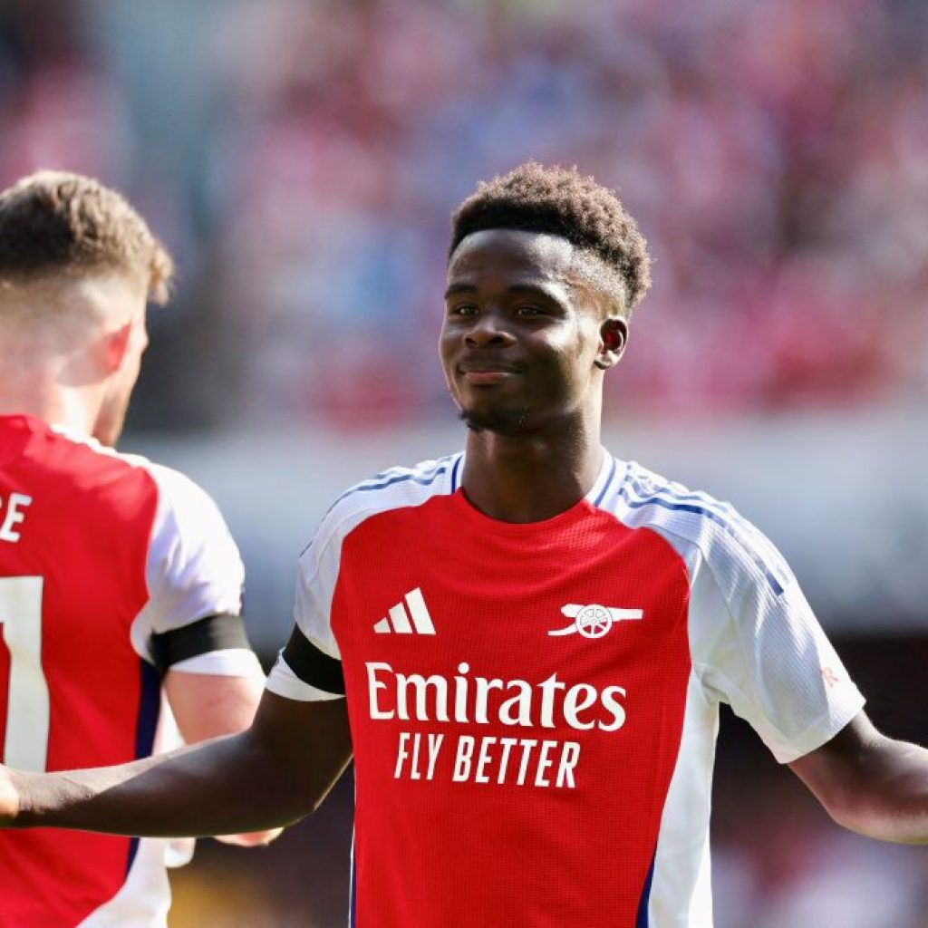 Hasil sementara matchweek 1 Liga Inggris 2024/25. Foto: x.com/Arsenal