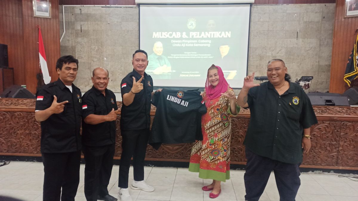 Wali Kota Semarang, Hevearita Gunaryanti Rahayu hadiri pelantikan DPC Lindu Aji Kota Semarang. Foto: Dok. Alan Henry