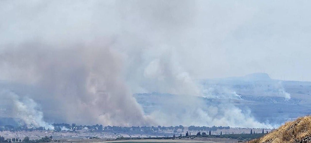 Israel diserang 200 roket usai menghabisi nyawa komandan Hizbullah. Foto: x.com/ReliGeoPolitics