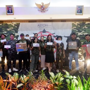 Intip Kemeriahan Staff Party Hotel Aston INN Pandanaran, Karyawan Berkostum ala Militer!